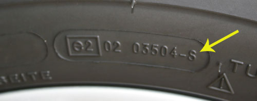 Reifen S-Markierung